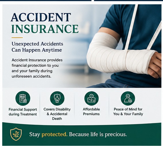Motor and accident insurance - stay protected on the road